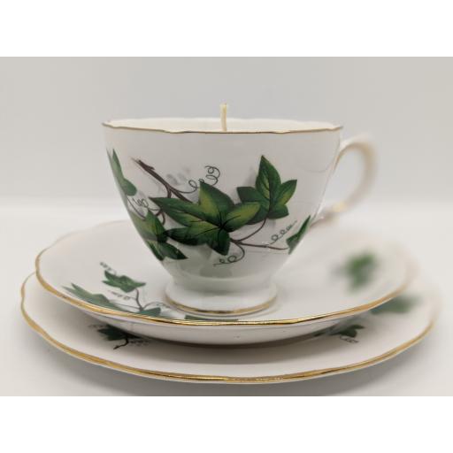 Colclough 'Ivy' tea trio c 1948