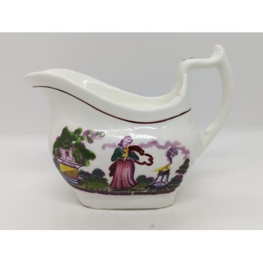 Georgian 'Faith' milk jug c 1800