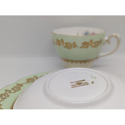 Vintage Gladstone China tea trio c 1957