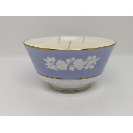 Spode 'Maritime Rose blue' sugar bowl