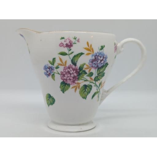 Vintage Hydrangea/Lilac milk jug c 1960